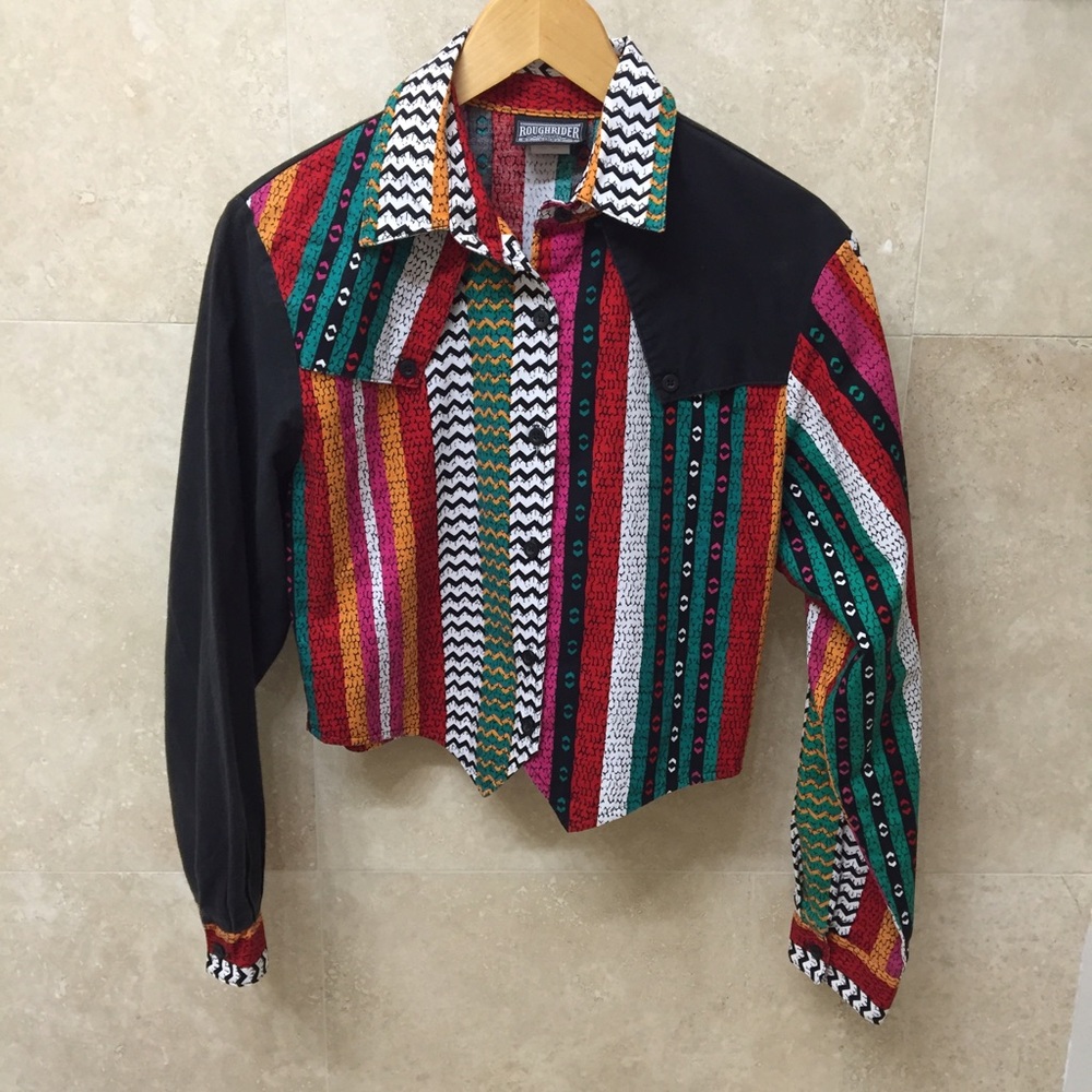 Vintage crop long sleeve